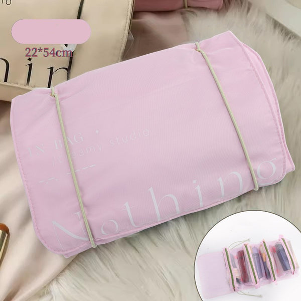 Portable Large Capacity Foldable and Detachable Travel Cosmetic Bag