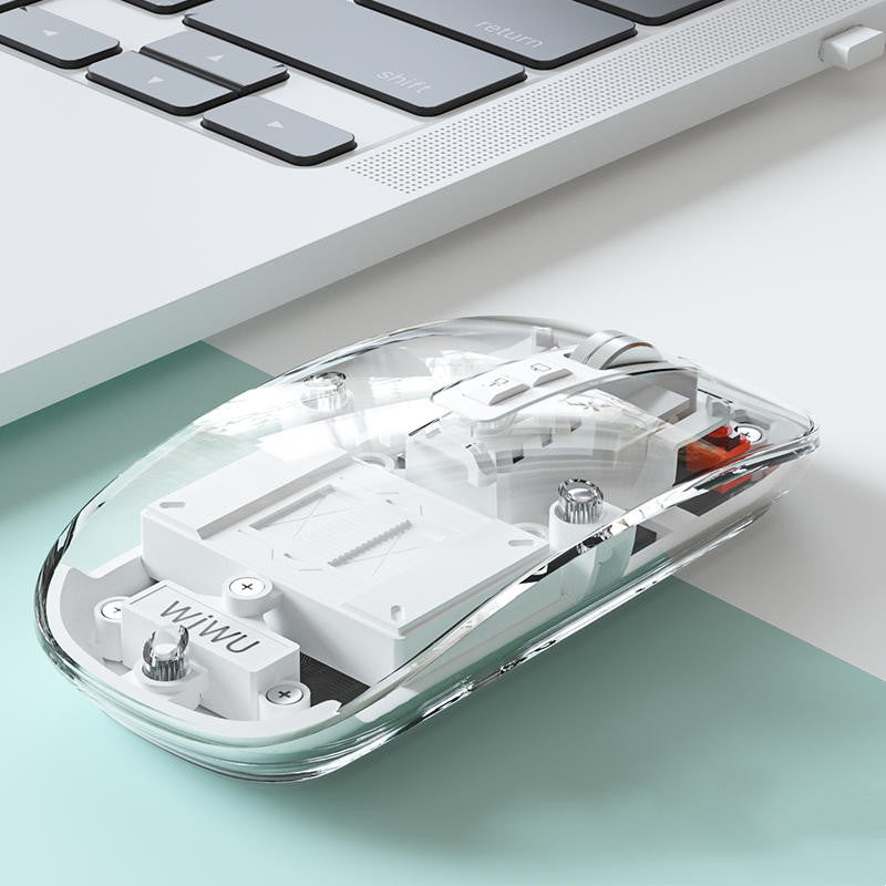 Transparent Wireless Silent Bluetooth Mouse β GizModern