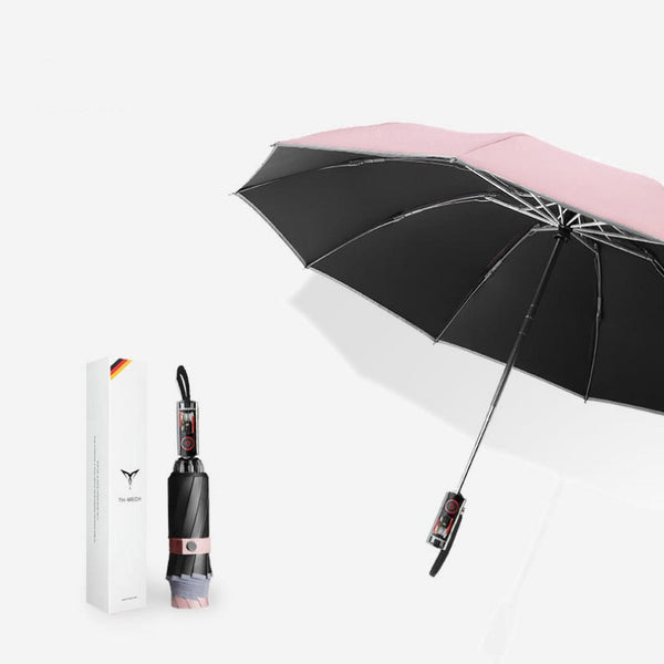 Super-Thick Fully Automatic Reverse Sun And Rain Folding Umbrella
