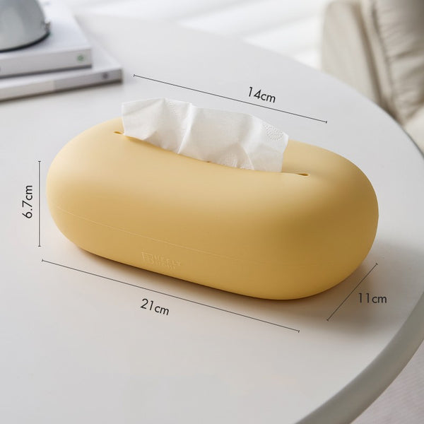 Creamy Soft and Rounded Tissue Box