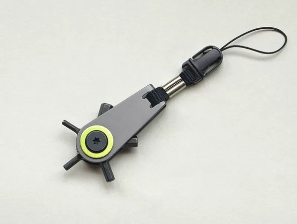 Mini Zipper Express Opener Multi Tool with Screwdriver Keychain