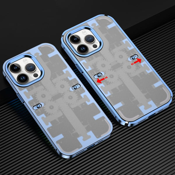 Mechanical Gear Full Coverage Shockproof Phone Case