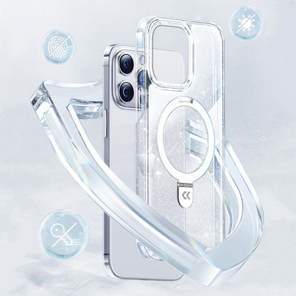 Magnetic Adsorption Phone Case With Stand For iPhone 15, Drop-Proof