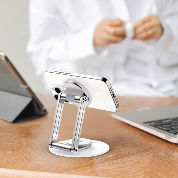 Alloy Magnetic Adsorption Rotating Folding Multi-angle Phone Stand