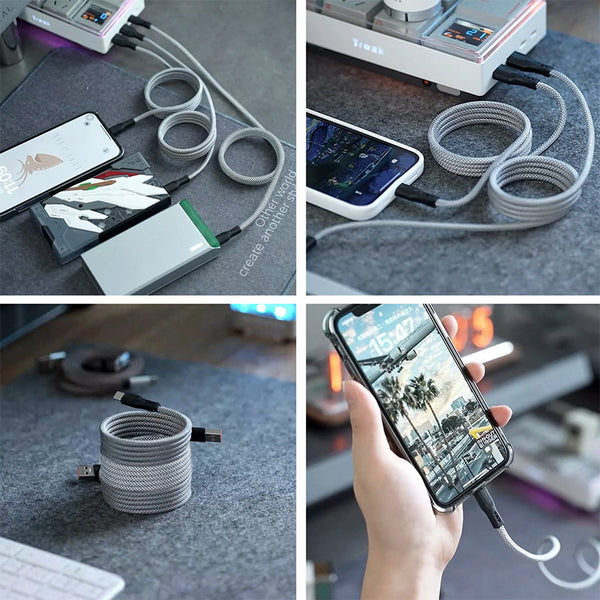 Creative Folding Magnetic Circle Cable Organizer