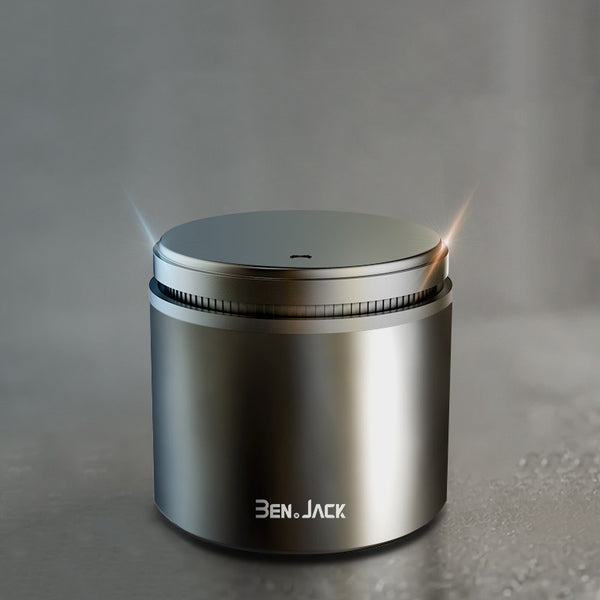 Detachable Stainless Steel Car Ashtray with Lid and LED Light, Powered –  GizModern