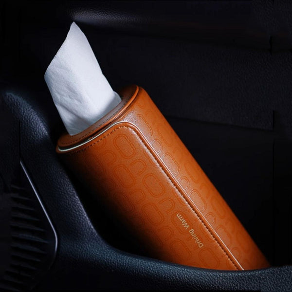 Car-mounted Premium Round Cylinder Tissue Box – GizModern