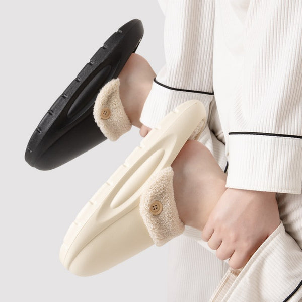 Detachable Waterproof Anti-Slip Cotton Slippers