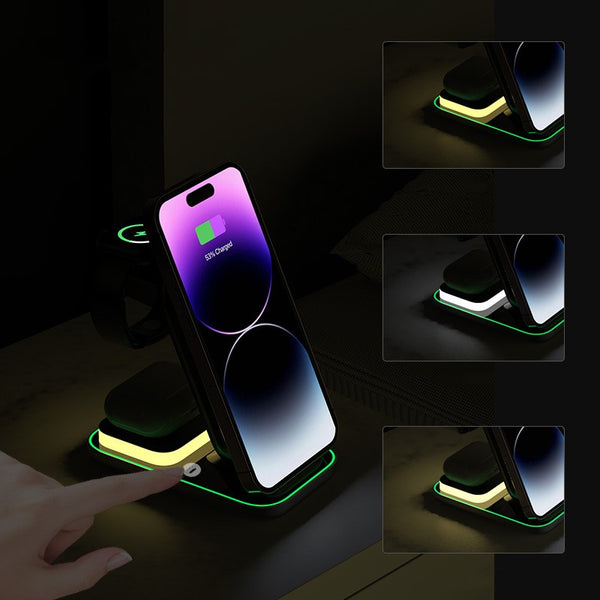 Multi-Functional Magnetic Wireless Charging Phone Stand