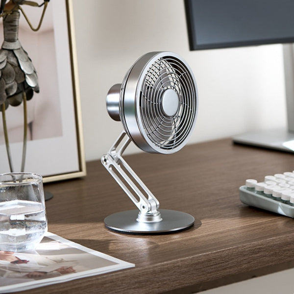 Desktop 360° Rotatable Foldable Metal Mini Fan