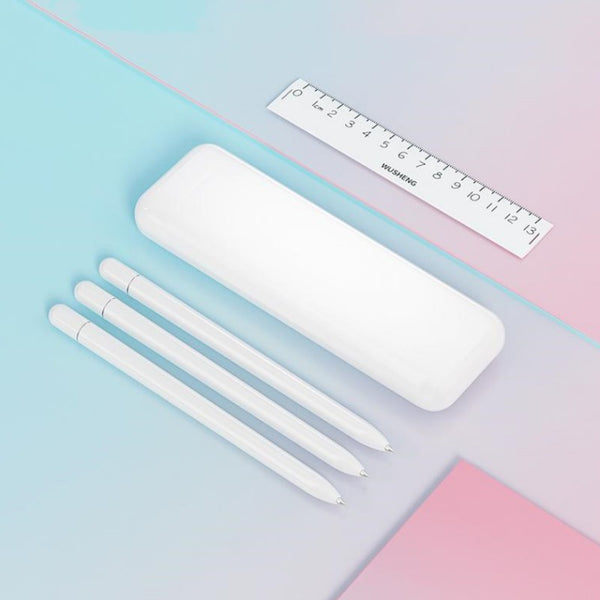 Minimalist And Portable High-Appearance Three-Pen Stationery Box