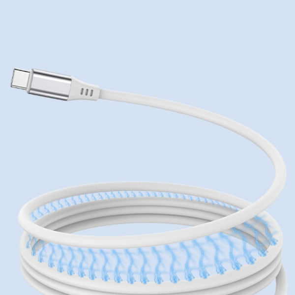 Magnetic Auto-Retractable Dual-C Fast Charging Cable