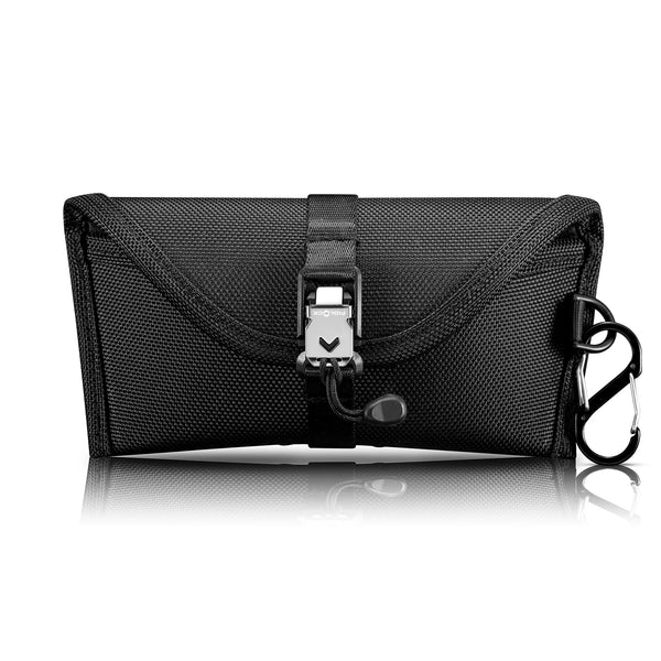 Ballistic Nylon Sunglasses Case – Rugged Outdoor Shockproof Portable Glasses Pouch