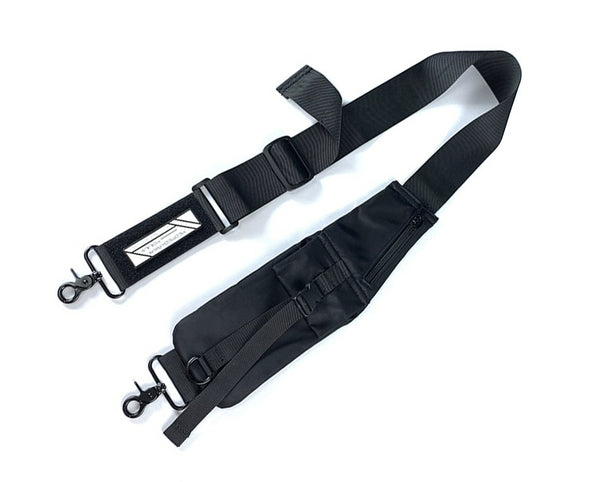 Phone-Pocket Crossbody Strap: Trendy Wide Backpack Belt