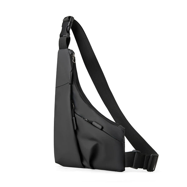 Trendy Crossbody Triangle Chest Bag with Sleek Design