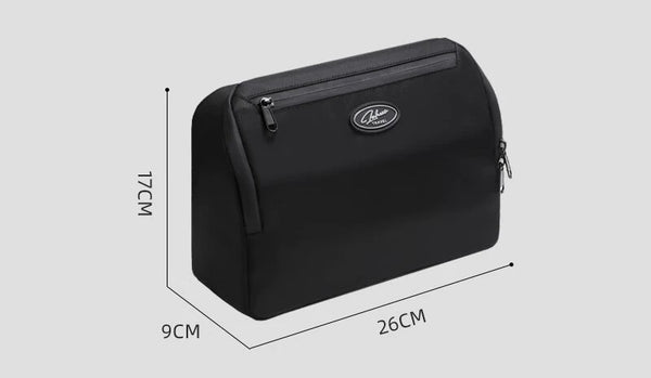 Vertical Tech Organizer: Large Capacity Travel Bag for Cables & Devices