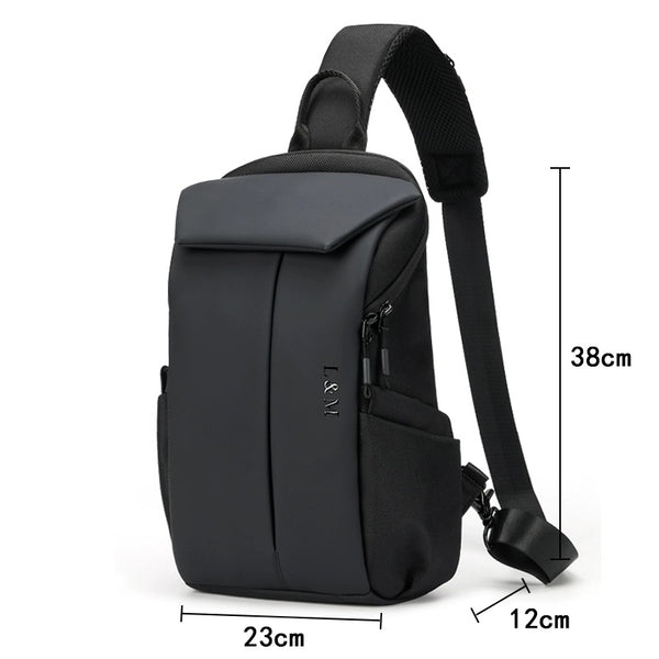 Waterproof Techwear Crossbody Messenger Bag