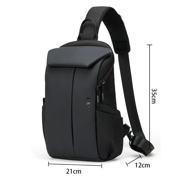 Waterproof Techwear Crossbody Messenger Bag