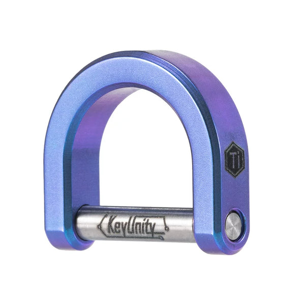 Titanium EDC Rotating Horseshoe Keychain – Stirrup Style Swagger