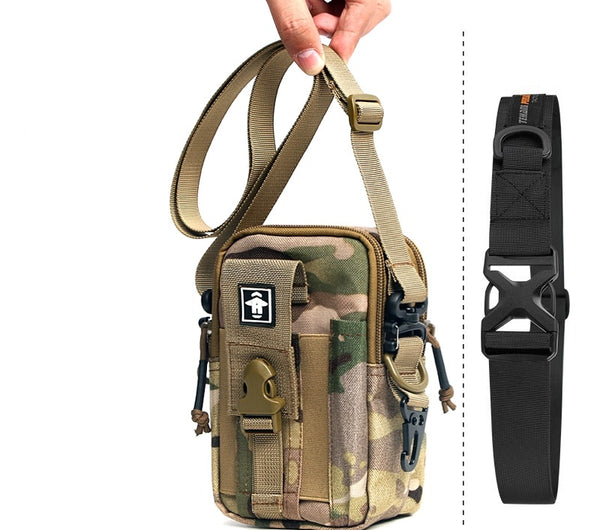 Multi-Use Waist Pouch: Tactical Hiking Phone Bag