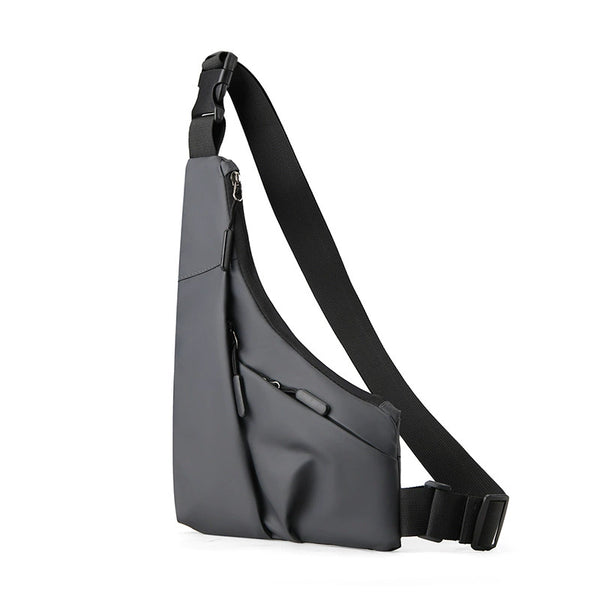 Trendy Crossbody Triangle Chest Bag with Sleek Design