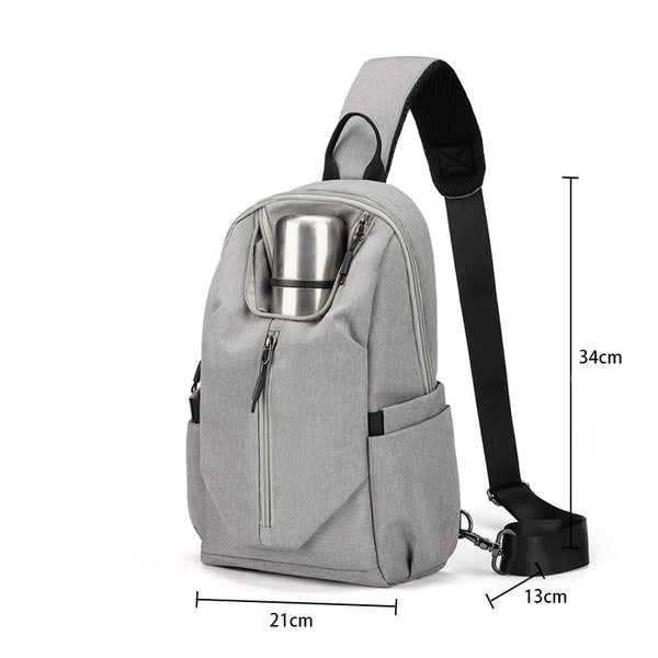 Waterproof Large Capacity Water Bottle Sling Bag