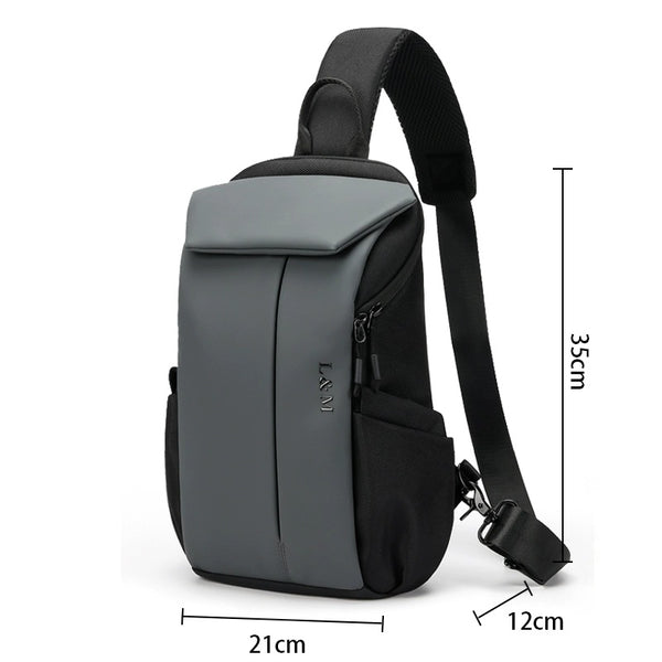 Waterproof Techwear Crossbody Messenger Bag