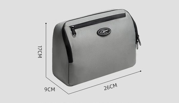 Vertical Tech Organizer: Large Capacity Travel Bag for Cables & Devices