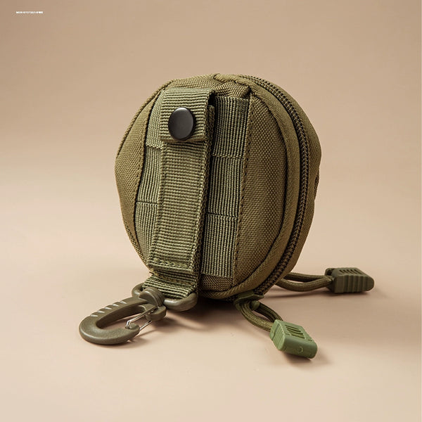 Canvas Bluetooth Earbud Pouch: Mini Key & Steel Pouch