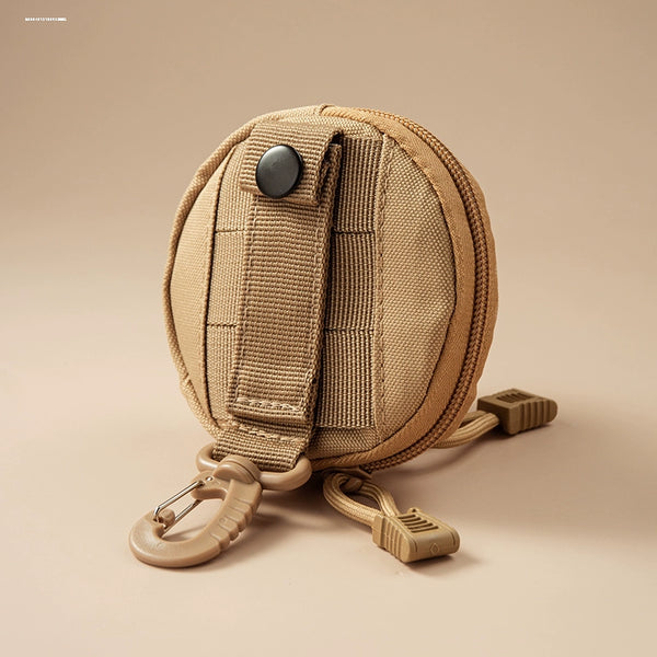 Canvas Bluetooth Earbud Pouch: Mini Key & Steel Pouch