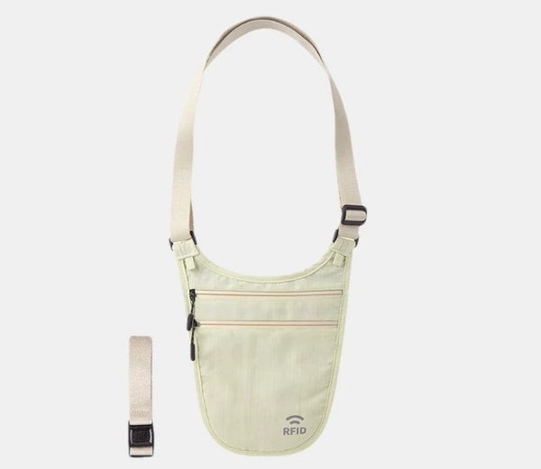 Travel RFID Anti-Theft Waist Pouch: Underarm Phone Bag