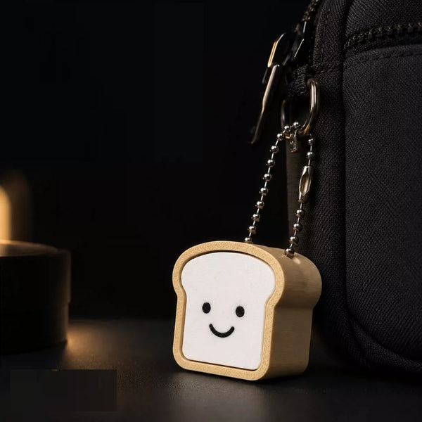Cute Clicky Bread Fidget Keyring: The Ultimate Stress-Relief Key Switch Charm for Endless Fun!