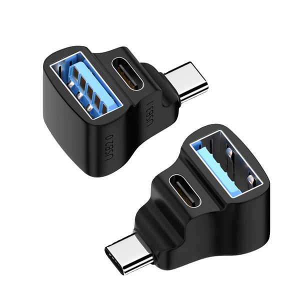 2-in-1 USB-C OTG Adapter for Steam Deck & Tablet - Fast Charge + Data + Display