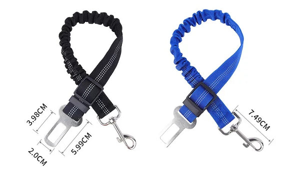 Drive Safe with Your Pup: Heavy-Duty Adjustable Car Seatbelt Leash for Dogs