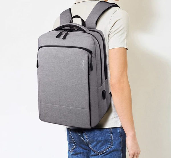 Large Oxford Backpack: Water-Resistant Laptop & Travel Bag