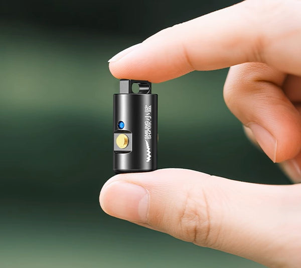 7g Ultra-Light Mini LED Flashlight: Aluminum Magnetic Charging Keychain Light for Any Emergency