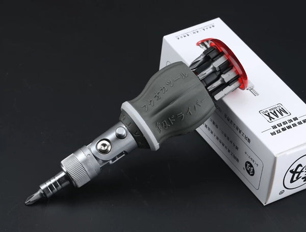Multi-Angle Ratchet Screwdriver Set: Mini, Extended, Precision Bits ...