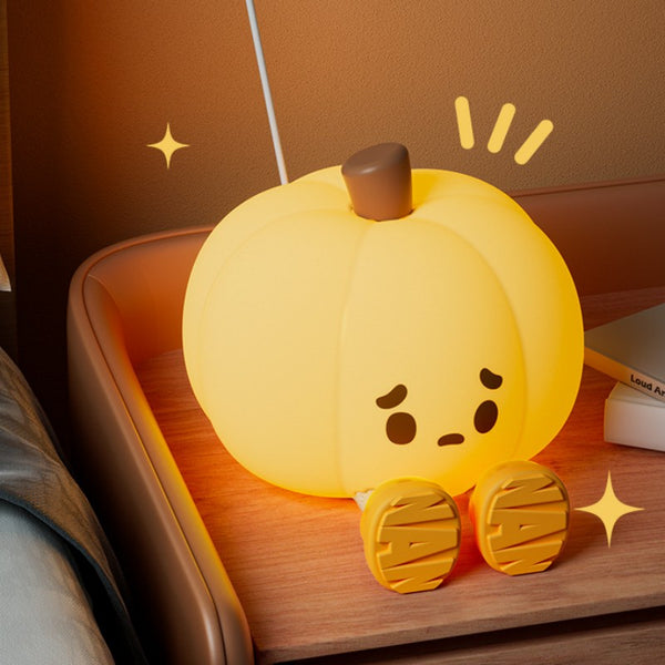 Pumpkin Silicone Tap Light Atmosphere Night Light