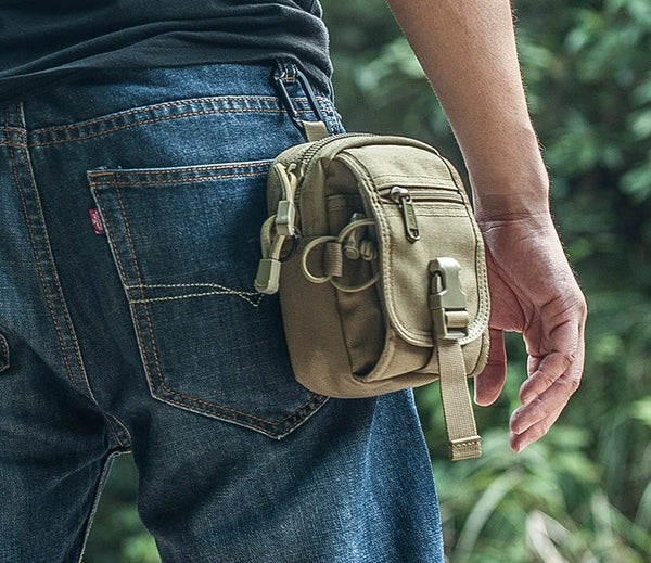 Tactical Multi-Function Mini Waist Pack: Phone, Sling, Shoulder Adventure Bag