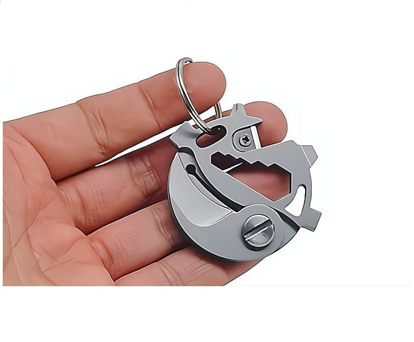 EDC Multi-Tool Outdoor Camping Wrench Portable Coin Tool Kit
