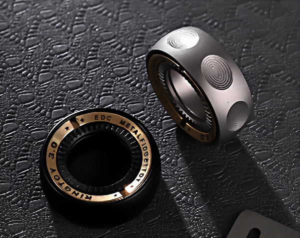 Magnetic Ratchet Fidget Ring: DIY Metal EDC Ring for Stress Relief & Tactile Sensory Play