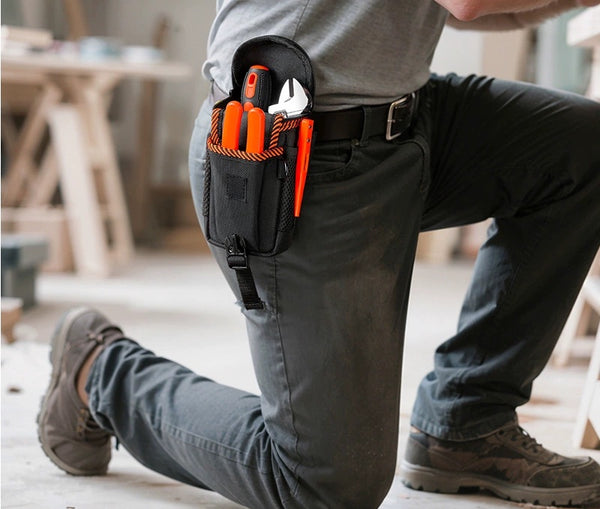 Pro-Grade Oxford Tool Pouch: Heavy-Duty, Zippered, Electrician's Choice