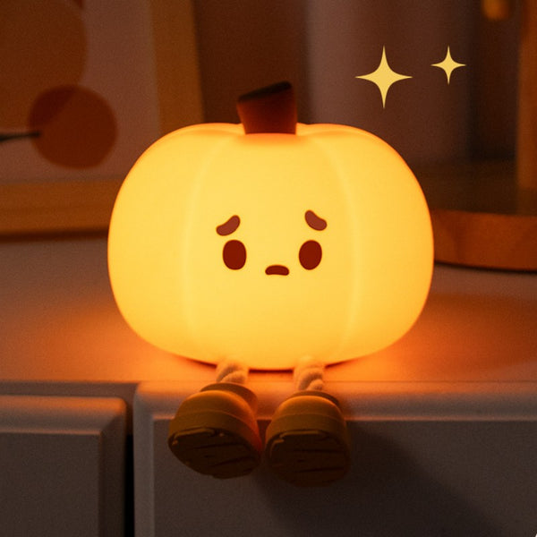 Pumpkin Silicone Tap Light Atmosphere Night Light