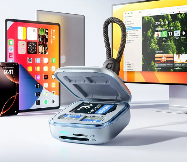 Ultra-Fast Mini Pocket Card Reader Box: All-in-One SD & TF Storage Solution