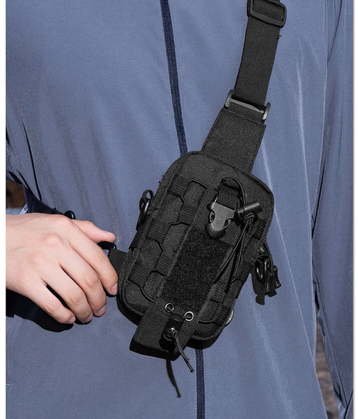 Tactical Chest Pack: Multi-Use Hiking Water-Phone Bag