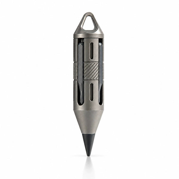 Ultimate 7-in-1 Titanium EDC Multi-Tool: Your Pocket-Sized Pry Bar, Screwdriver & Eternal Pen
