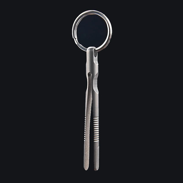 EDC Titanium Mini Tweezer: Rustproof, Non-Magnetic Brow Picker