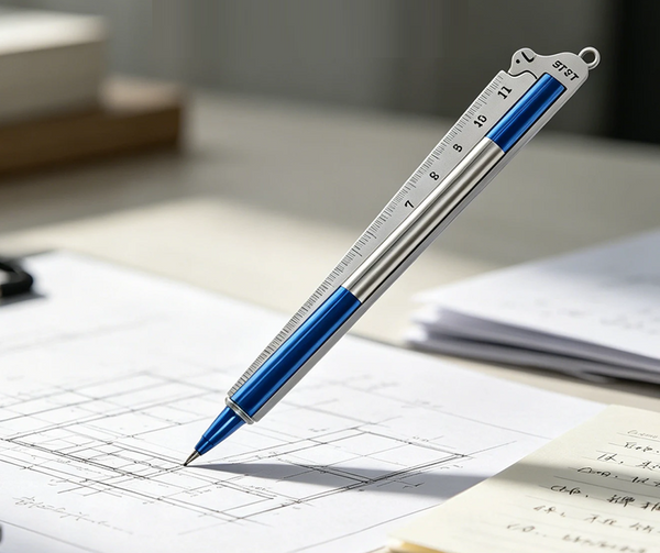 Creative Full-Metal Business Pen: Sleek Dual-Tone Stainless Steel Perfect Gift for Executives
