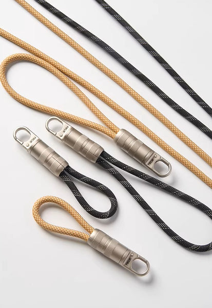 2-in-1 USB-C to USB-C + Lightning Nylon Braided Short PD Fast Charging Lanyard Cable