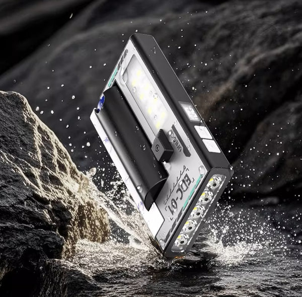 Ultimate 5-LED Magnetic EDC: Smart Digital Power & Tactical RGB Glow!